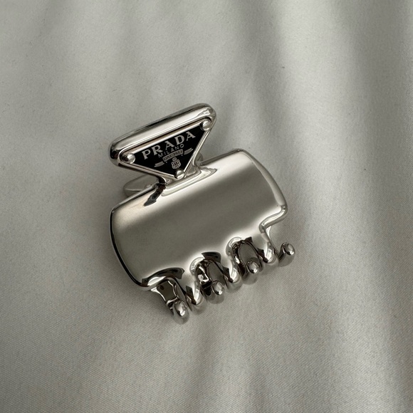 PRADA silver steel clip main image 9